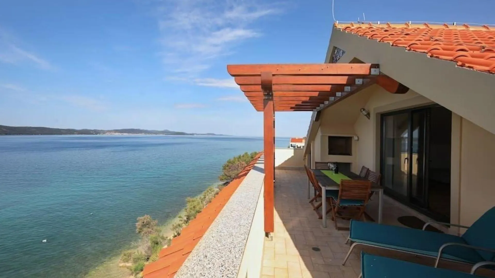 Penthouse Mit Balkon Fuer Fuenf Personen Apartment Bibinje